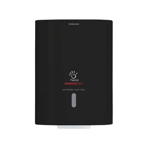 Dispenser pentru șervețele de bucătărie Papernet Centrefeed, negru, 20.5 x 21.5 cm, 22.1 x 22.5 x 30.4 cm