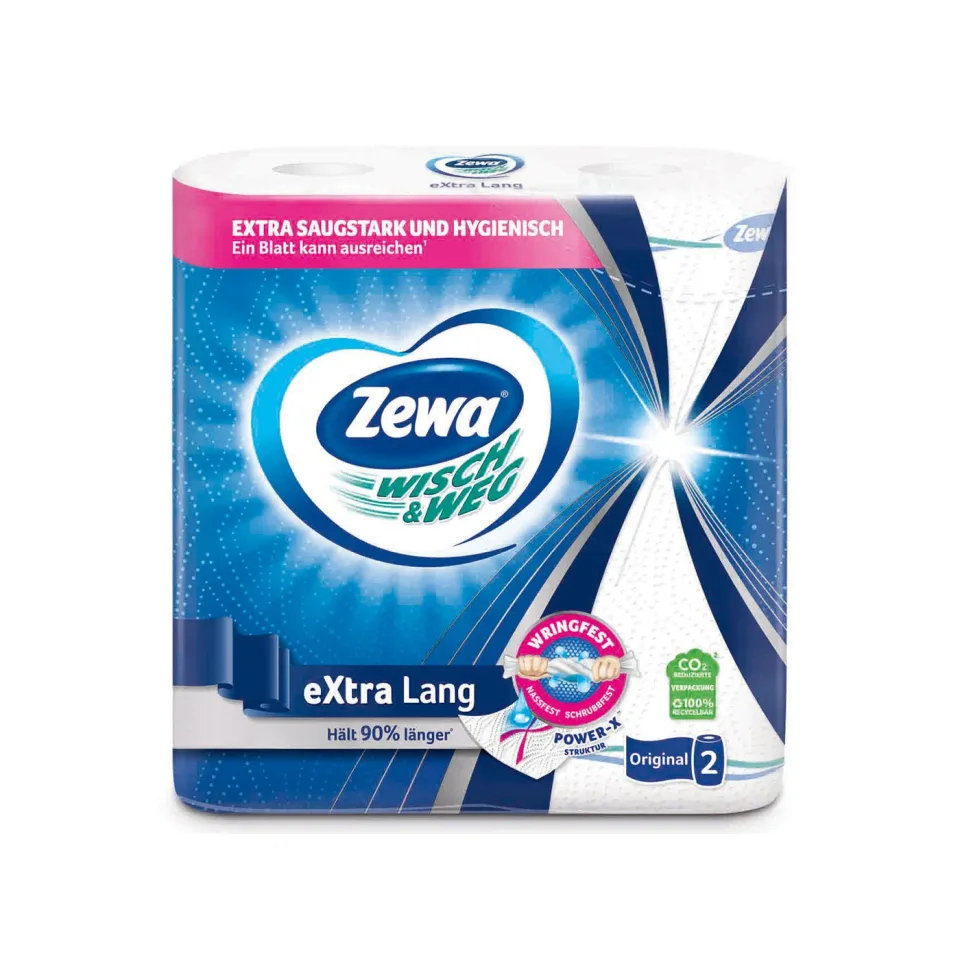 Role de bucătărie Zewa W&W Original Xtra, 2 bucăți, 72 foi