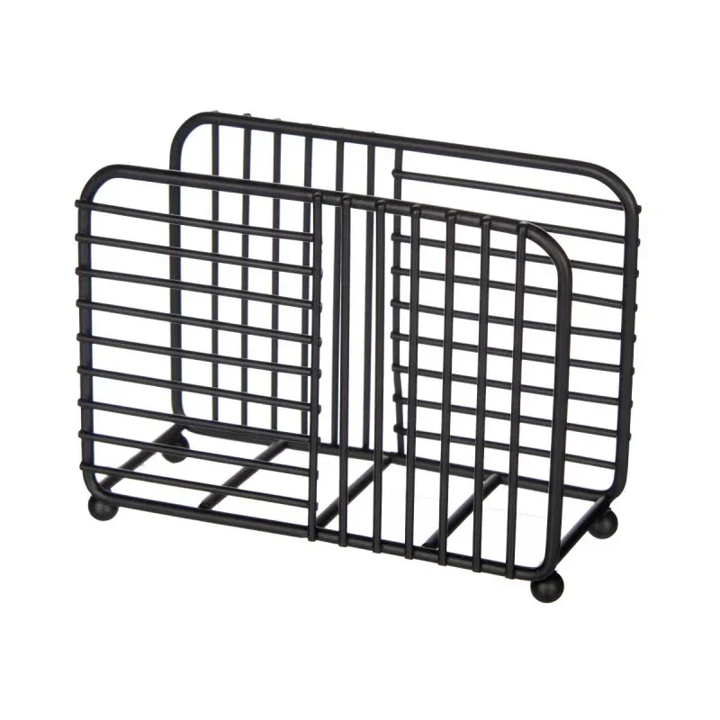 Suport pentru șervețele Kinvara, metal, negru