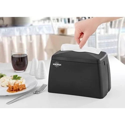 Dispenser pentru prosoape de mâini Rulopak Modern Maxi, negru, abs