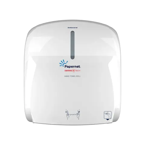 Dispenser pentru prosoape de mâini Papernet Defend, alb, 22.1 x 33 x 37.1 cm