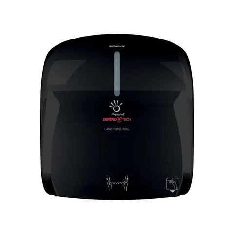 Dispenser pentru prosoape de mâini Papernet Defend, negru, 22.1 x 33 x 37.1 cm
