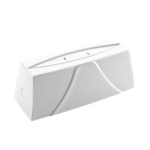 Dispenser pentru prosoape de mâini cu pliere în Z Palex, orizontal, alb, 27 x 10 x 11 cm