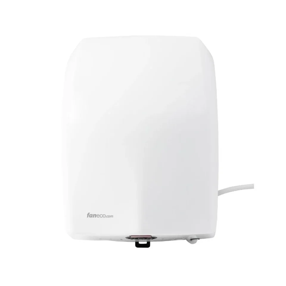 Uscător de mâini Faneco Mistral Pro, 1500 W, alb, 26.3 x 19.4 x 13.2 cm