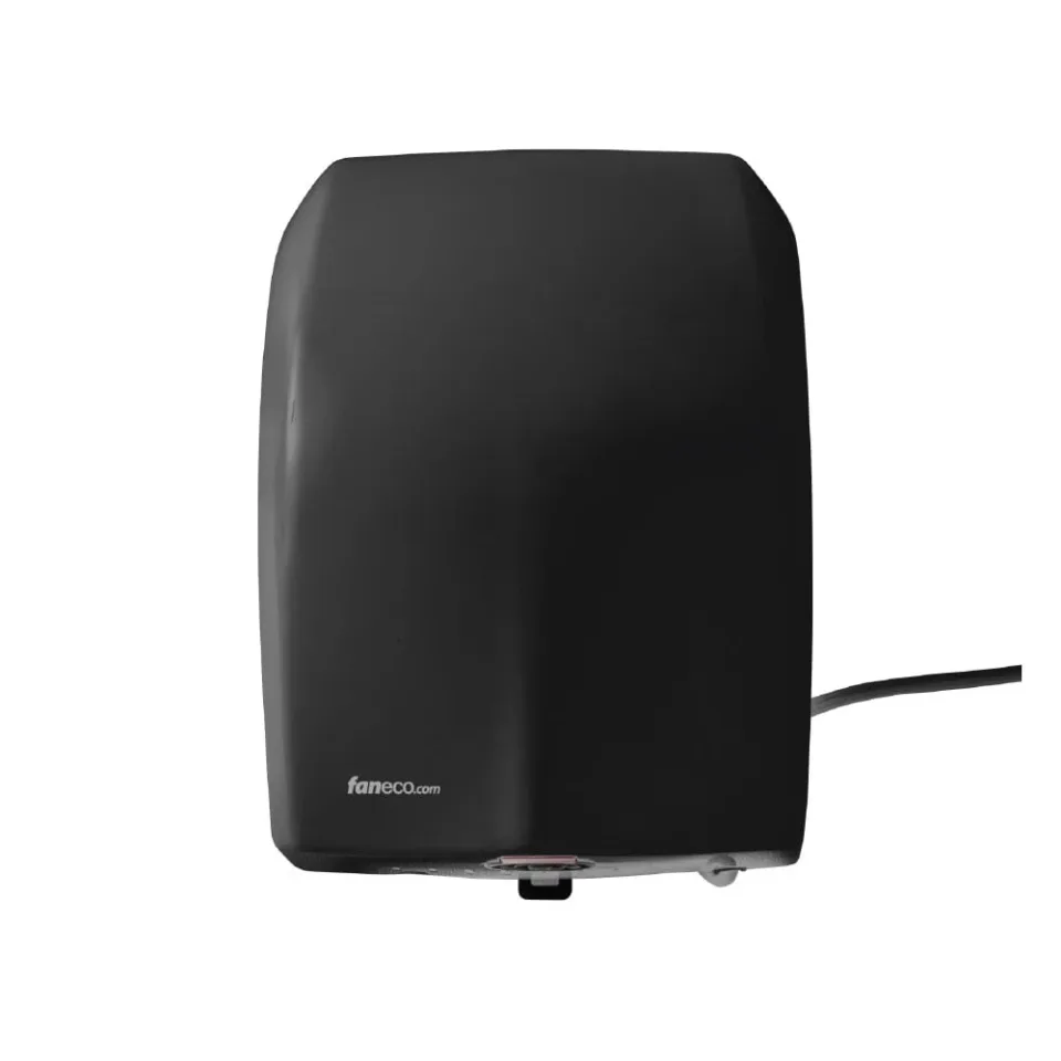 Uscător de mâini Faneco Mistral Pro, 1500 W, negru, 26.3 x 19.4 x 13.2 cm