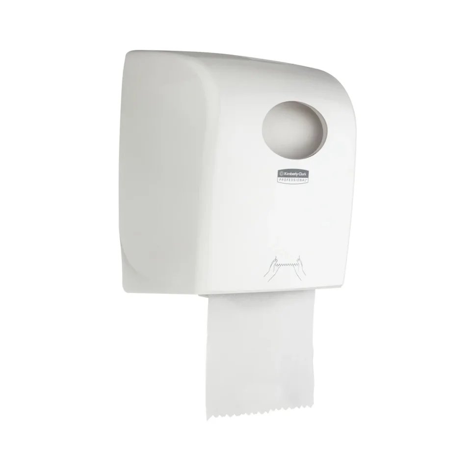 Dispenser pentru prosoape de mâini Kimberly-Clark Aquarius 7375 Autocut, alb, 29.7 x 24.8 x 37.4 cm