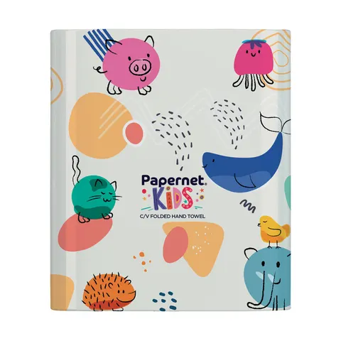 Dispenser pentru prosoape de mână Papernet Animals Spase, 30 x 14.5 x 33.6 cm