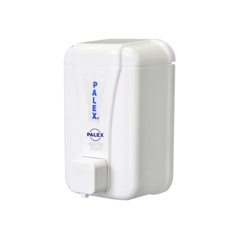 Dispenser pentru săpun spumă Palex, 500 ml, alb, abs, 10.4 x 9.3 x 16.3 cm
