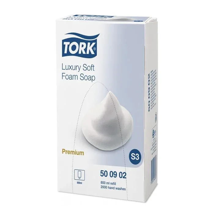 Săpun pentru mâini Tork S3, spumă, set 4 bucăți, 0.8 l