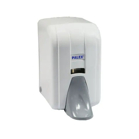 Dispenser pentru săpun lichid Palex Medical, 600 ml, alb, ABS, 10.6 x 14.5 x 23.7 cm