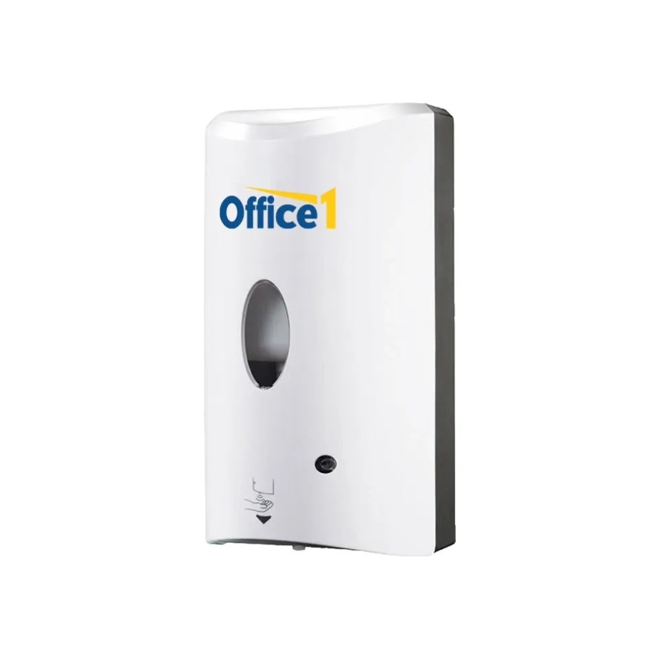 Dispenser pentru săpun lichid Office 1, cu senzor, 1 L, alb