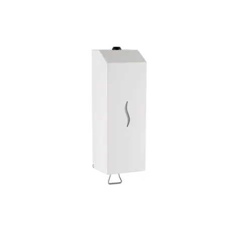 Dispenser pentru săpun spumă Dayco, 8.5 x 10 x 28.5 cm, alb