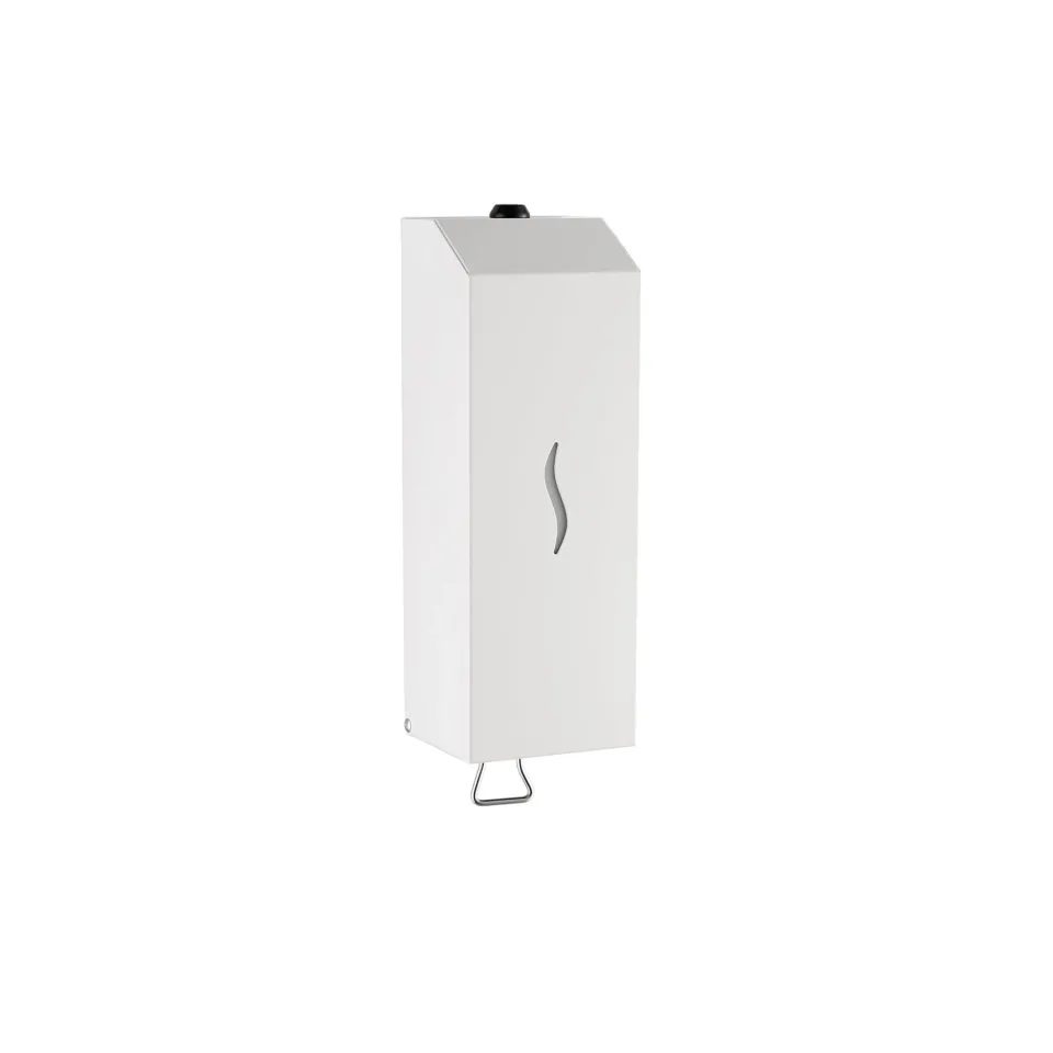 Dispenser pentru săpun spumă Dayco, 8.5 x 10 x 28.5 cm, alb