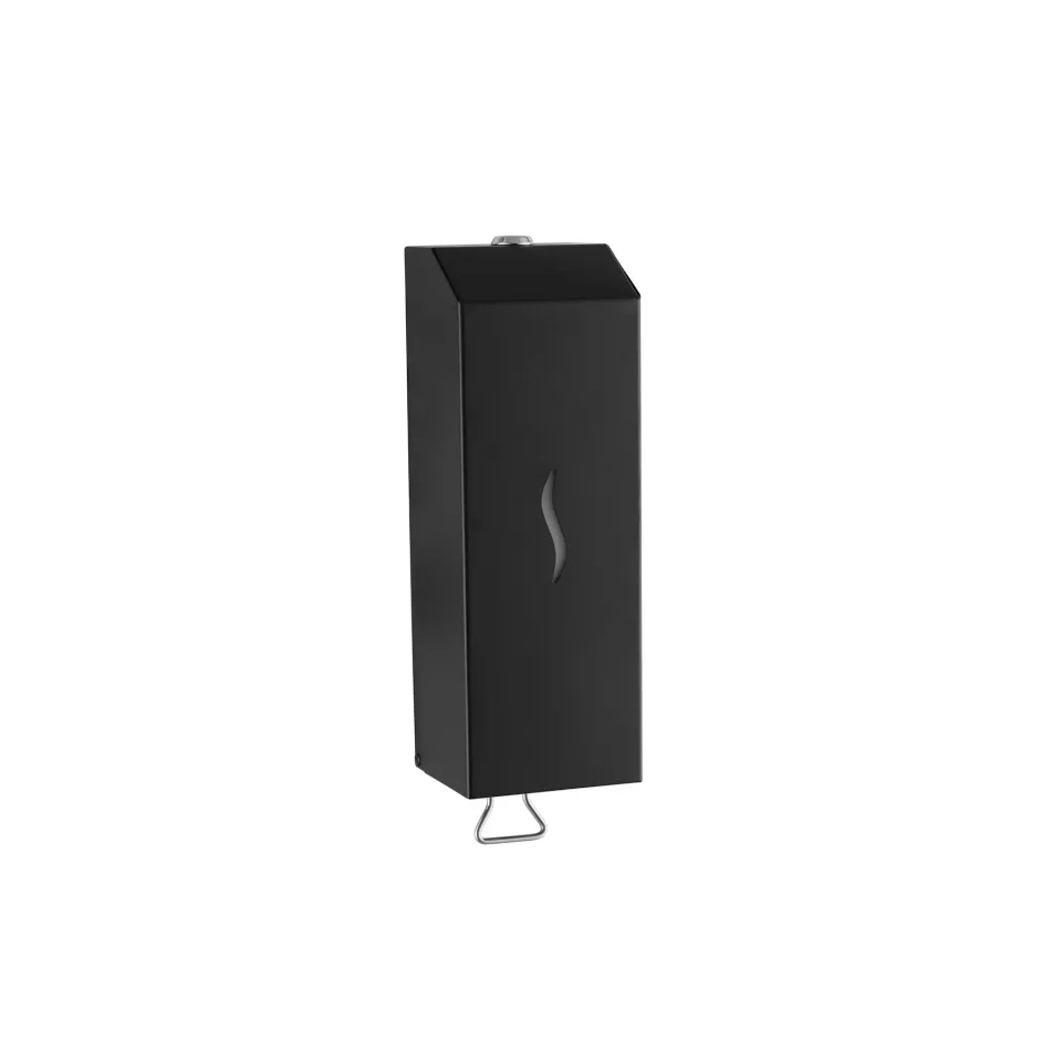 Dispenser pentru săpun lichid Dayco, 8.5 x 10 x 28.5 cm, negru