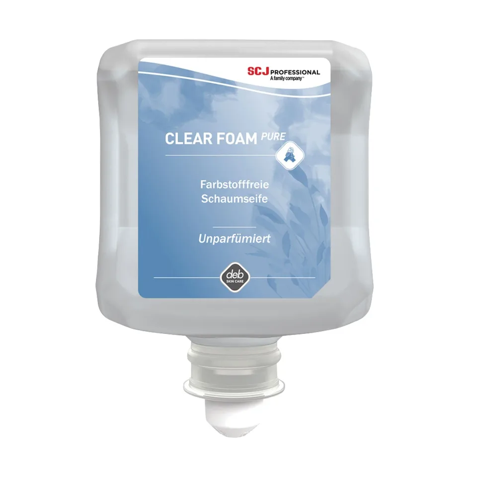 Spumă pentru mâini SCJohnson Clear Foam Pure, fără parfum, 1 L