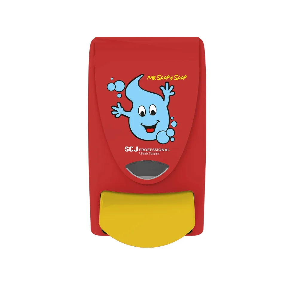Dispenser pentru săpun spumă SCJohnson Mr Soapy, roșu, 1 L