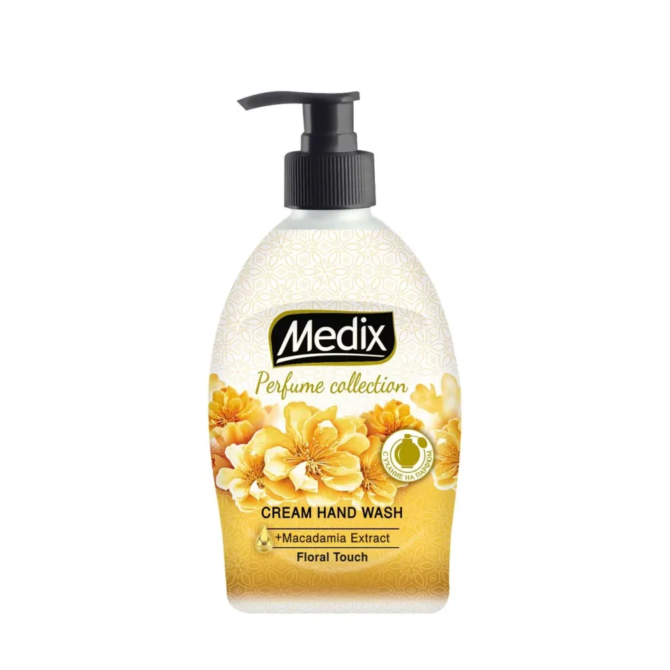 Săpun lichid Medix Perfume Floral, cu pompă, 400 ml