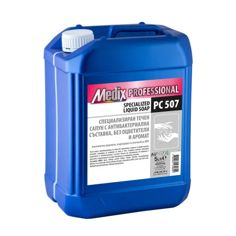 Săpun lichid Medix PC507, antibacterian, fără parfum, 5 L