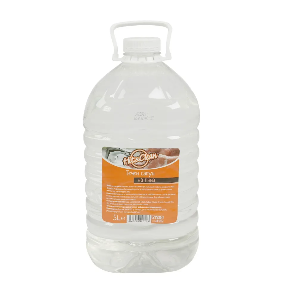 Săpun lichid Hit&Clean, spumant, 5 L