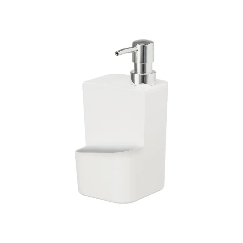 Dispenser Kinvara, cu suport pentru burete, 650 ml, alb