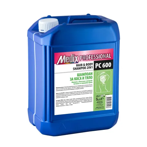 Șampon pentru păr Medix Professional și corp PC600, 5 L