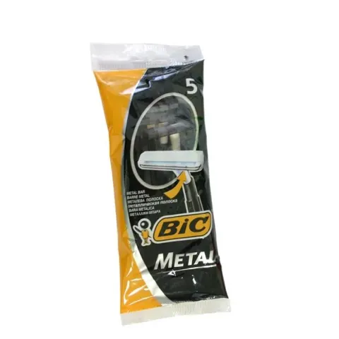 Aparat de ras Bic Metal, 5 bucăți