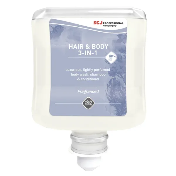 Șampon SCJohnson & Balsam pentru păr și corp Refresh Luxury, 3 în 1, 1 L