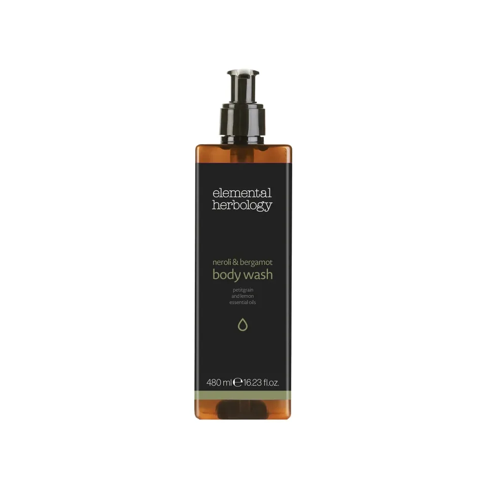 Gel de duș GFL Cosmetics Elemental, cu dozator, sigilat, 480 ml, 6 x 6 x 20 cm