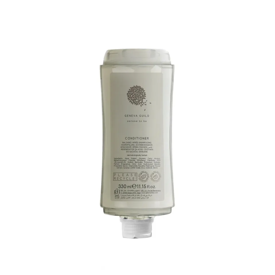 Balsam de păr GFL Cosmetics Geneva, rezerve pentru distribuitor, 330 ml, 7 x 17.7 cm
