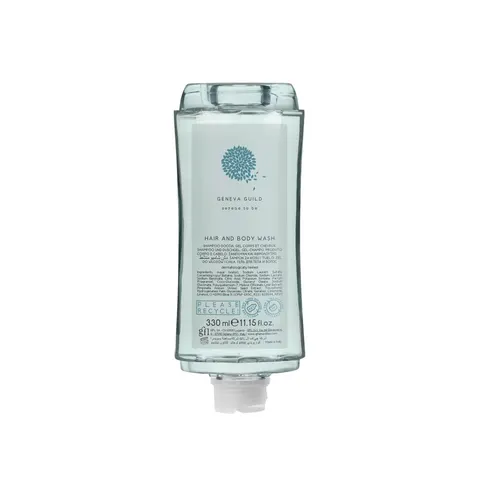 Gel de duș pentru păr GFL Cosmetics și corp Geneva, 330 ml, 6 x 20 cm