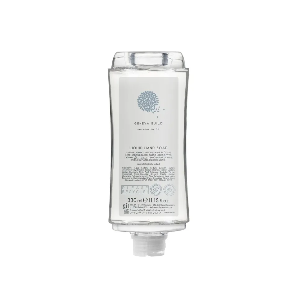Săpun lichid GFL Cosmetics Geneva, reîncărcare pentru dozator, 330 ml, 7 x 17.7 cm