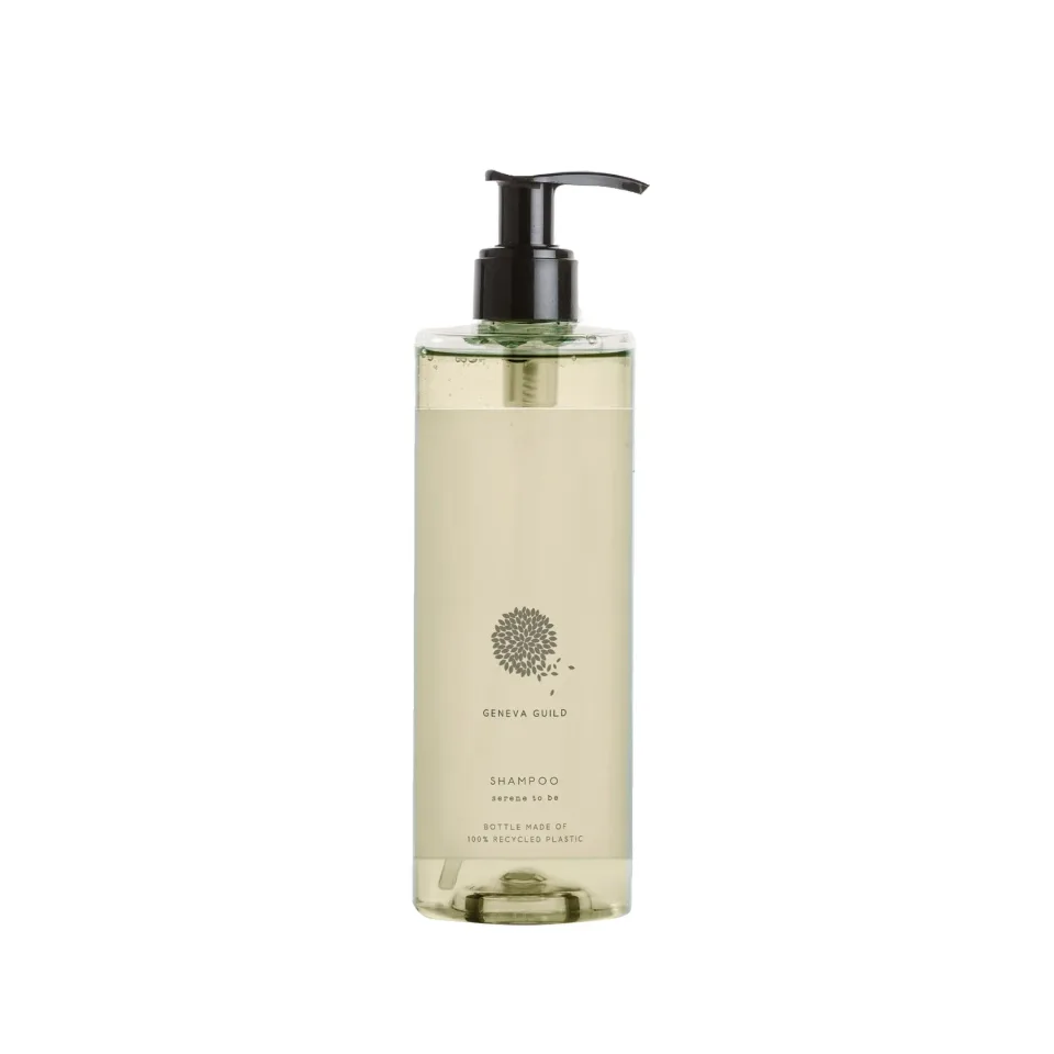 Șampon GFL Cosmetics Geneva, cu pompă, sigilat, 380 ml, 6 x 20 cm