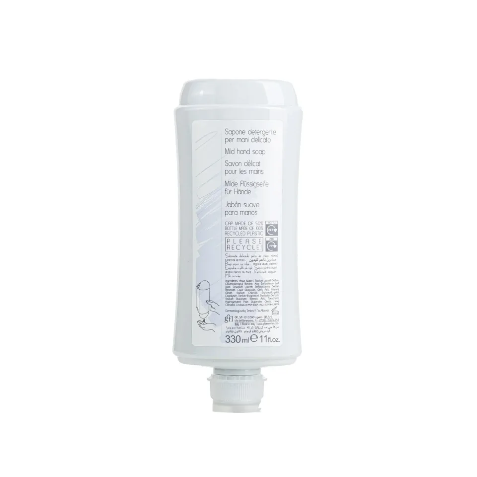 Săpun lichid GFL Cosmetics Neutra, reumplere pentru dozator, 330 ml, 7 x 17.7 cm