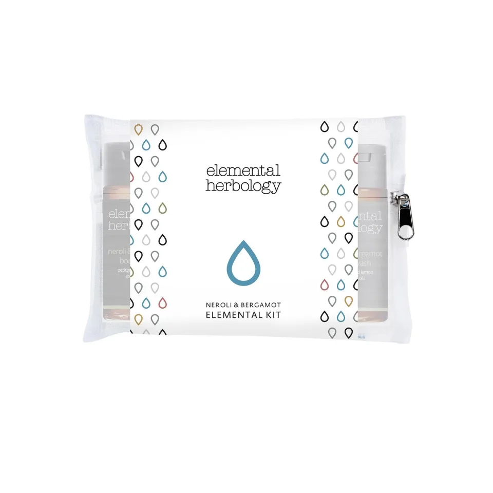 Set GFL Cosmetics Elemental, gel de duș, șampon, balsam, loțiune de corp și săpun, 5 buc.