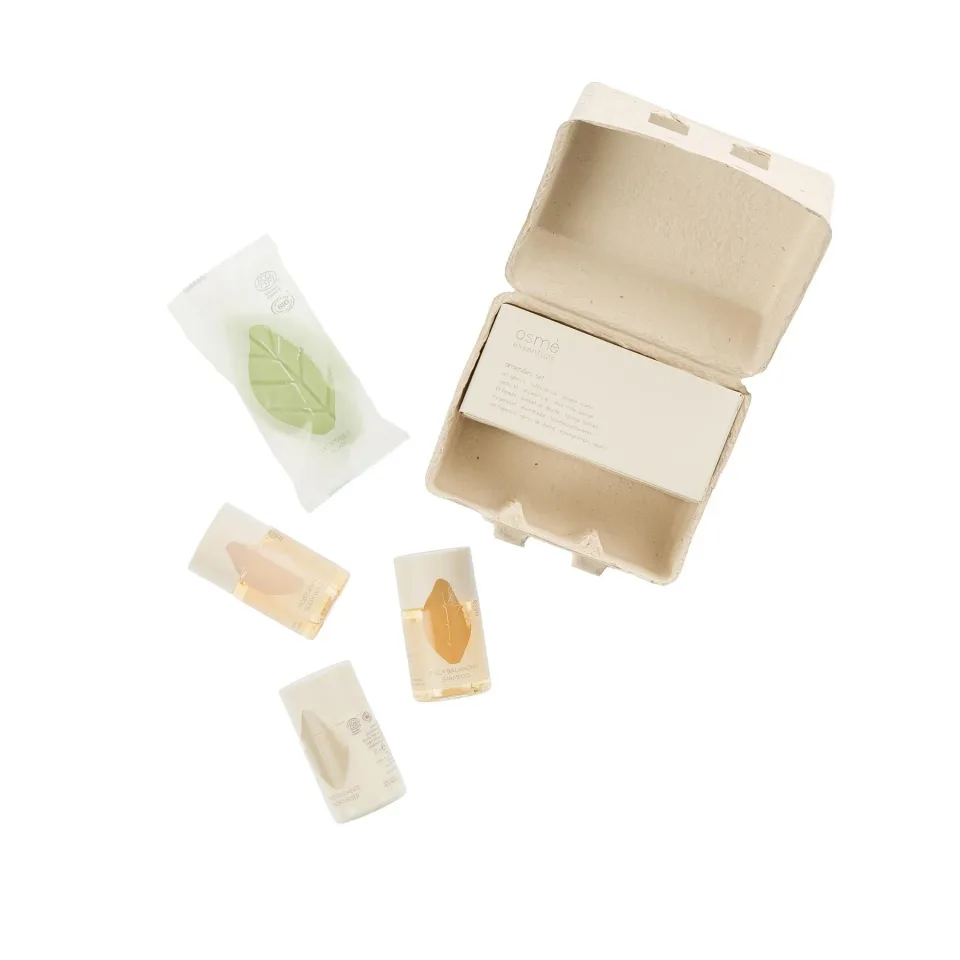 Set GFL Cosmetics Osme, gel de duș, șampon, cremă hidratantă și săpun solid, 4 buc.