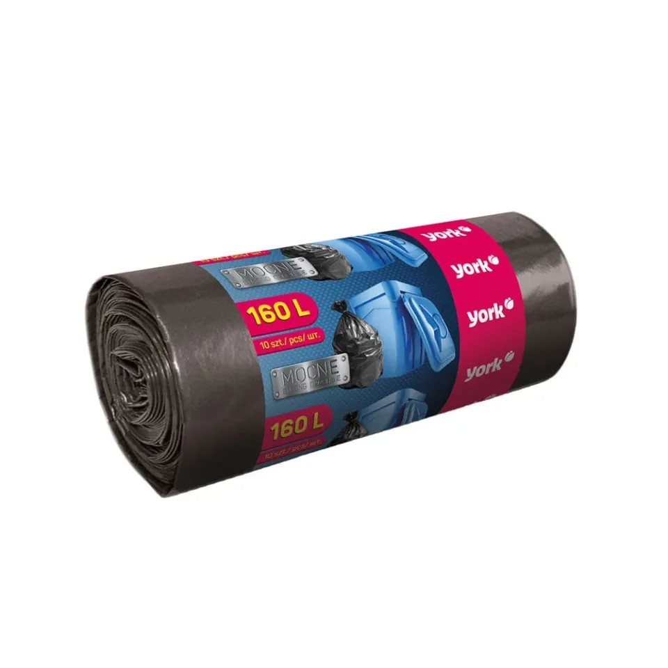 Saci de gunoi York Strong, 160 L, 10 bucăți