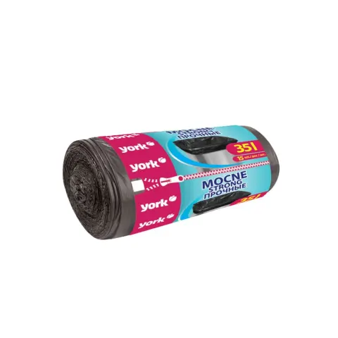 Pungi pentru gunoi York Strong, 35 L, 15 bucăți