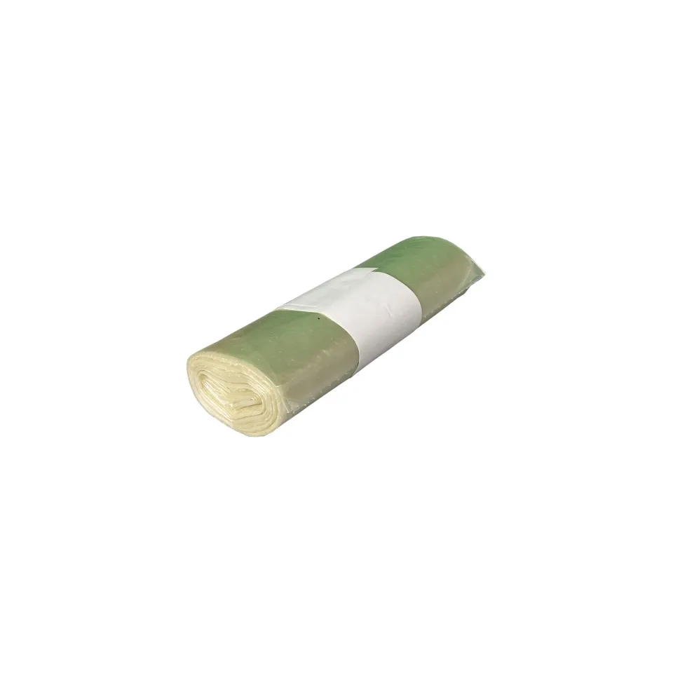 Sac pentru gunoi, reciclat, transparent, 35 L, 25 microni, 10 bucăți