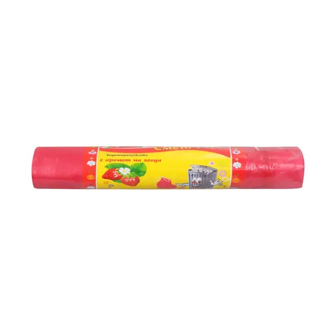 Pungi pentru gunoi, cu șnur și parfum, 80L, 65x85cm, 12µm, 10 buc