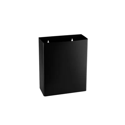 Coș de gunoi Dayco, deschis, metal, 36 x 16 x 44 cm, 23 L, negru