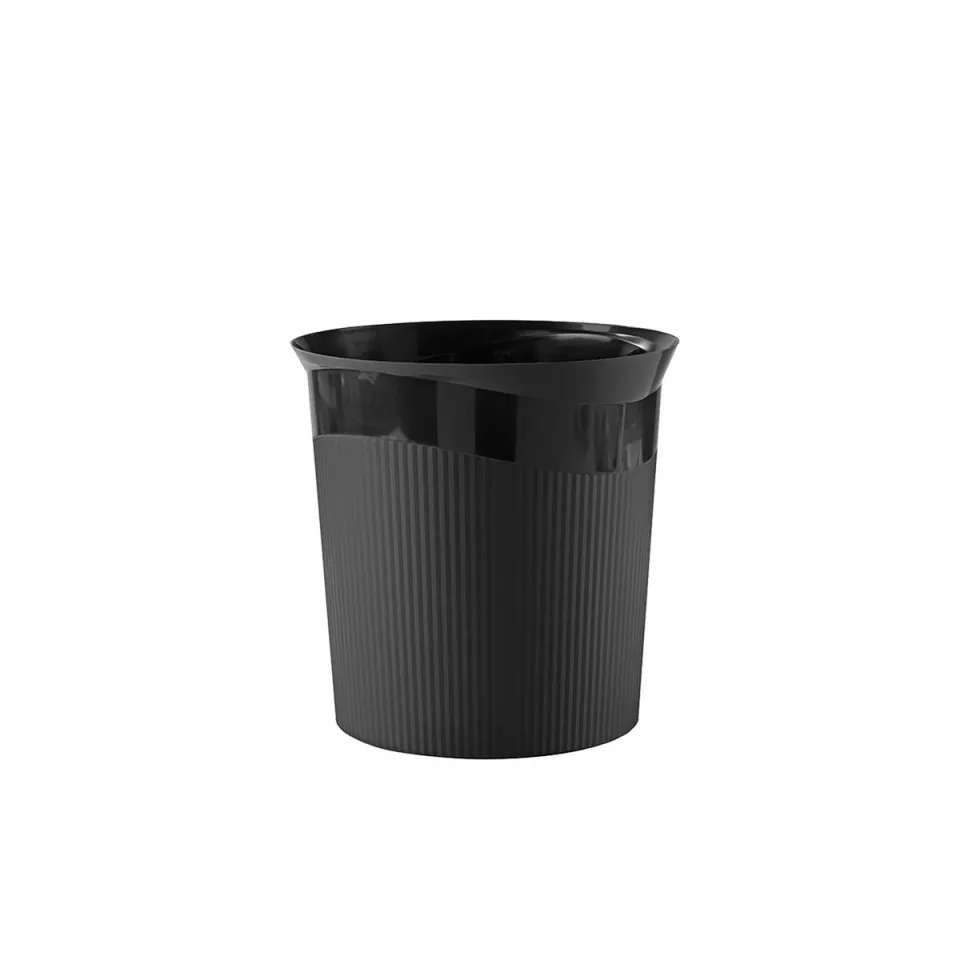 Coș de gunoi HAN Re-Loop, plastic, 13 L, negru, 28.8 x 22.6 x 28.7 cm