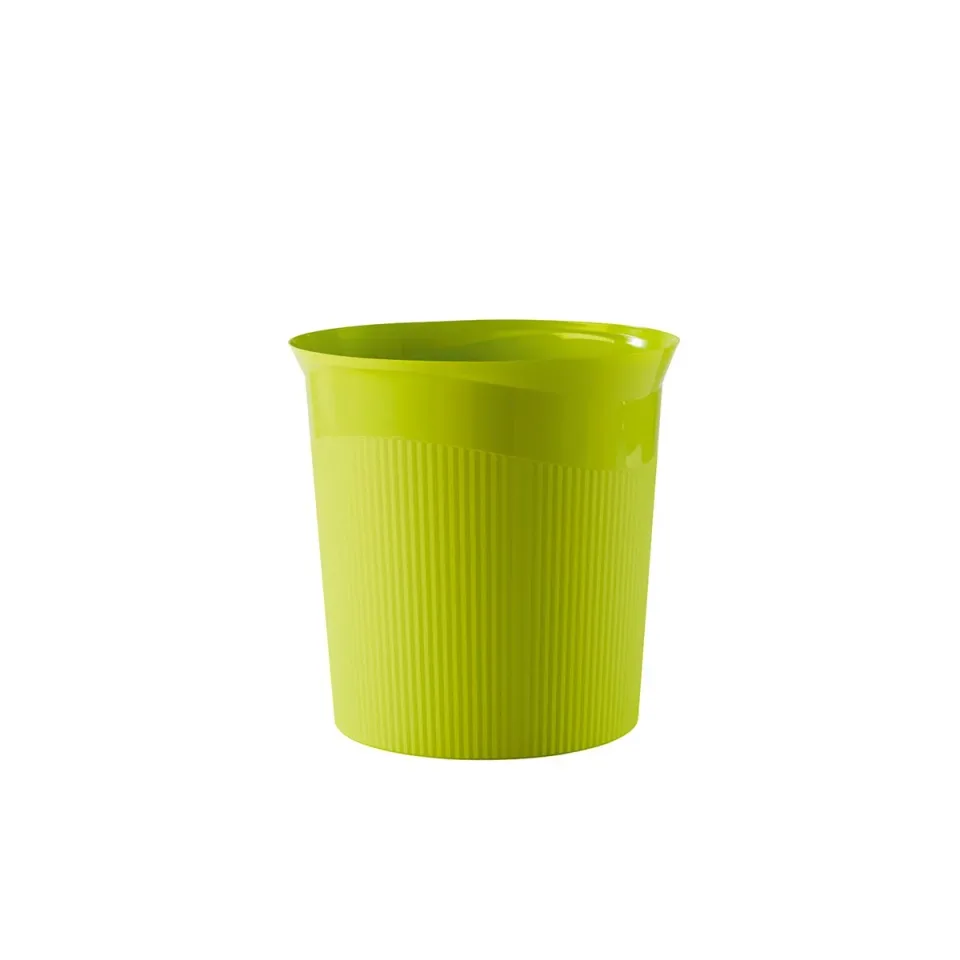 Coș de gunoi HAN Re-Loop, plastic, 13 L, verde deschis, 28.8 x 22.6 x 28.7 cm