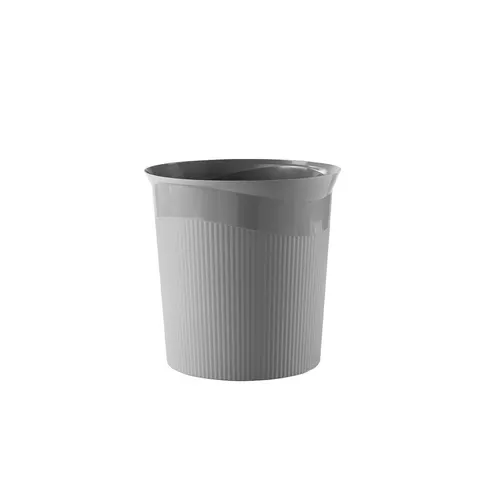 Coș de gunoi HAN Re-Loop, plastic, 13 L, gri închis, 28.8 x 22.6 x 28.7 cm