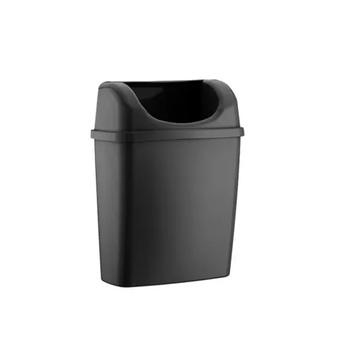 Coș pentru prosoape de mâini Rulopak, 6 l, negru, 26 x 16 x 34 cm