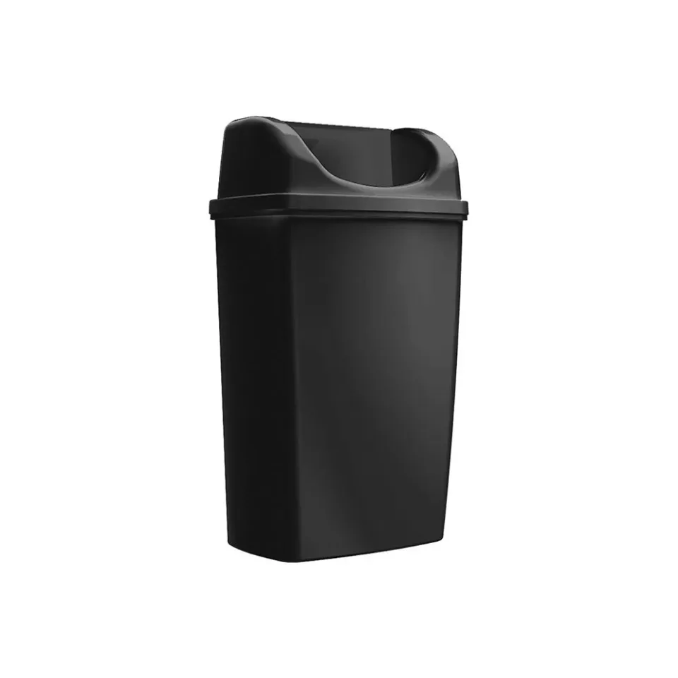 Cos pentru prosoape de mâini Rulopak, 25 l, negru, 36 x 26 x 55 cm