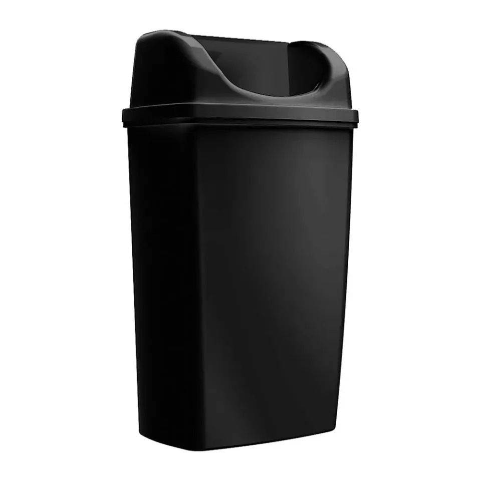 Coș pentru prosoape de mâini Rulopak, 50 l, negru, 40 x 28 x 75 cm