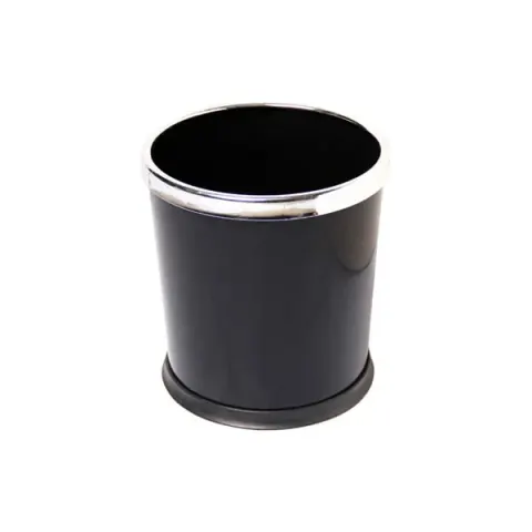 Coș de gunoi Office 1, PVC, cu inel metalic, ignifug, 10 L