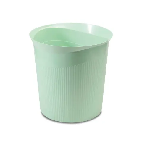 Coș de gunoi HAN Pastel, plastic, 13 litri, verde, 28.8 x 22.6 x 28.7 cm