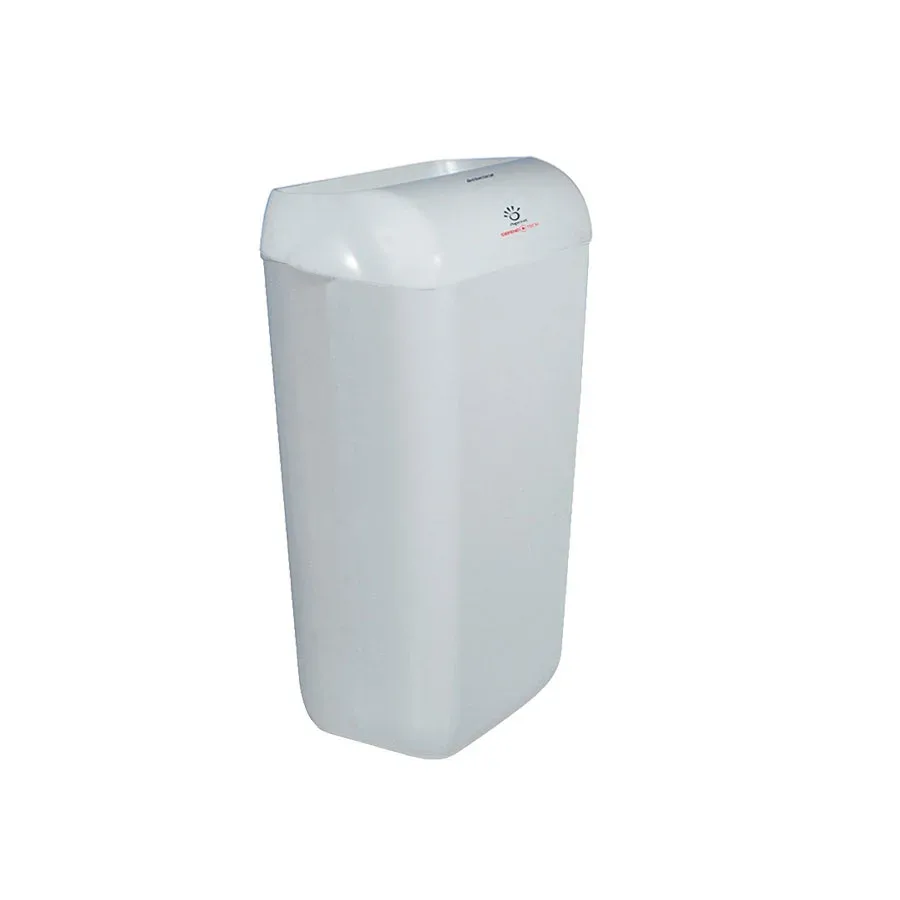Coș pentru prosoape Papernet cu capac, 23 l, 33 x 22 x 49 cm, Alb