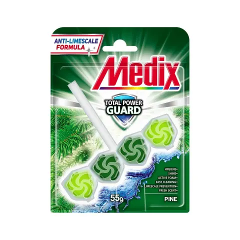 Odorizant pentru toaletă Medix WC Fresh Drops, pin, 55 g
